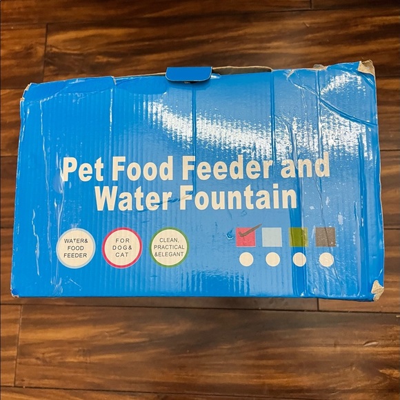 Automatic Cat Feeder and Water Dispenser,Auto Gravity Food Feeder 2 in 1 - Picture 7 of 8